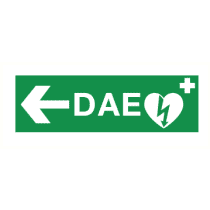 Pictogram défibrillateur (DAE) à gauche