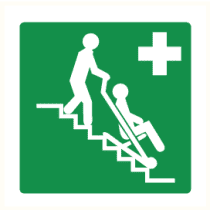 Pictogram Evacuatiestoel t.b.v. gehandicapten