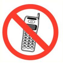 Pictogram GSM verboden