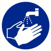 Pictogram Handen wassen verplicht
