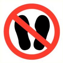 Pictogram Niet betreden