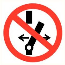 Pictogram Niet schakelen