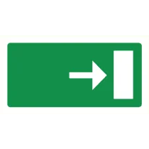 Pictogram Nooduitgang rechts