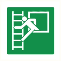 Pictogram Noodvenster