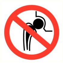 Pictogram Prothese verboden