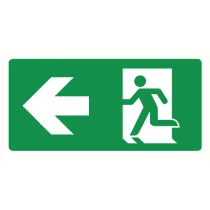 Pictogram Vluchtrichting links