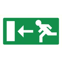 Pictogram Vluchtrichting links