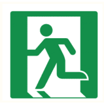 Pictogram Vluchtrichting links
