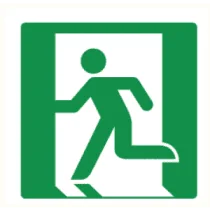 Pictogram Vluchtrichting links