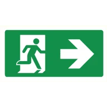 Pictogram Vluchtrichting rechts