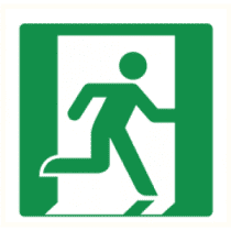 Pictogram Vluchtrichting rechts