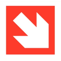 Pijl diagonaal
