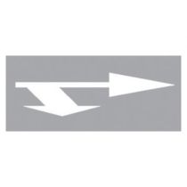 Pijl recht - rechts 500 cm