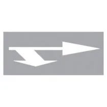 Pijl recht - rechts 500 cm
