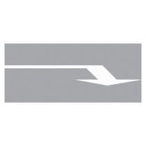 Pijl rechtsafslaand 250 cm