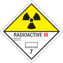 Radioactive III ADR klasse 7.3