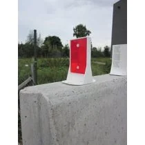 Reflector tweezijdig voor op barrier
