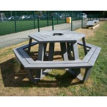 Roma-picknicktafel, kunststof