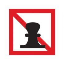 Scheepvaartbord A.7 / Verboden af te meren