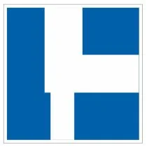 Scheepvaartbord E.10c / Het gevolgde vaarwater geldt als hoofdvaarwater ten opzichte van het vaarwater dat daarin uitmondt