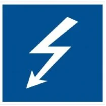 Scheepvaartbord E.2 / Hoogspanningslijn