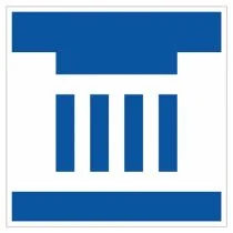 Scheepvaartbord E.3 / Stuw