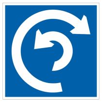 Scheepvaartbord E.8 / Plaats om te keren
