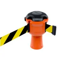 Skipper kegeladapter met uittrekbaar 9 meter lint geel/zwart