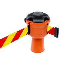 Skipper kegeladapter met uittrekbaar 9 meter lint rood/geel