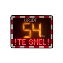 Snelheidsdisplay Dank u/Te snel, model batterij