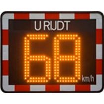 Snelheidsdisplay Smiley, model batterij