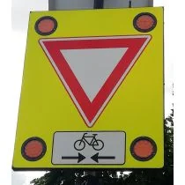 Solar LED attentiebord B06 met onderbord OB503OB02