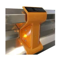 Solar reflector oranje voor plaatsing op vangrail