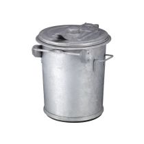 Staalverzinkte afvalbak, inhoud 70 liter