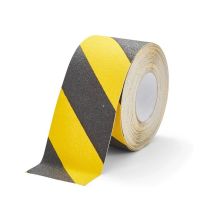 Standaard Safety Grip antisliptape, kleur geel/zwart, 100 mm x 18.3 meter (rol)