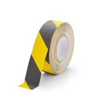 Standaard Safety Grip antisliptape, kleur geel/zwart 50 mm x 18.3 meter (rol)