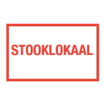 Tekstbord Stooklokaal
