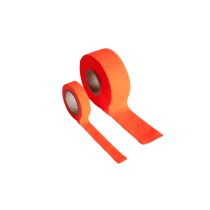 Textiel lint hoge zichtbaarheid 25 meter x 2 cm, fluor oranje