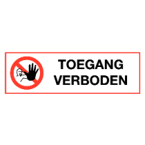 Toegang verboden