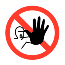 Toegang verboden