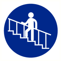 Trapleuning vasthouden verplicht