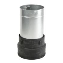 UV-bestendige afvalbak Merlin 90 liter, kleur zwart