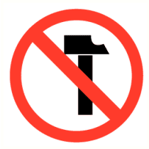 Verboden hamer te gebruiken