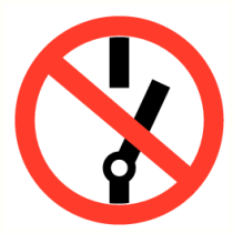 Verboden in te schakelen