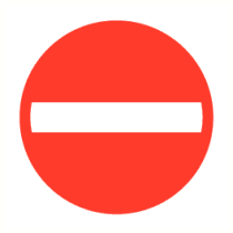 Verboden vanaf deze zijde in te rijden