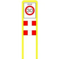 Verkeersbord A01(30)zb