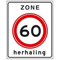 Verkeersbord A01(60)zbh