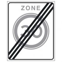 Verkeersbord A02(30)ze