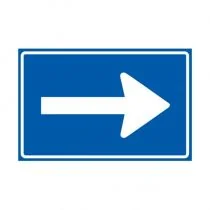 Verkeersbord C04, Verplichte rijrichting