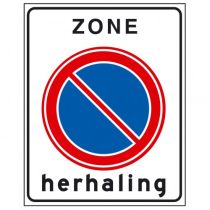 Verkeersbord E01zbh. Parkeerverbod zone herhaling